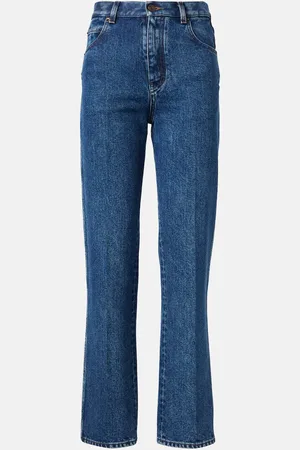 Loro Piana Jeans regular in misto seta