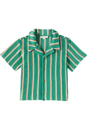 Louise Misha Camicia Alov in spugna di cotone a righe