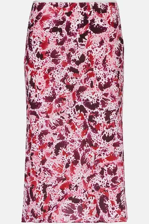 DRIES VAN NOTEN Gonna a tubino con stampa floreale