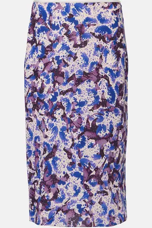 DRIES VAN NOTEN Gonna a tubino con stampa floreale