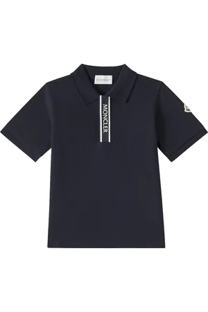 Moncler Polo in cotone piqué con logo