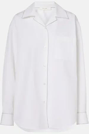 The Row Camicia Ashlin in popeline di cotone