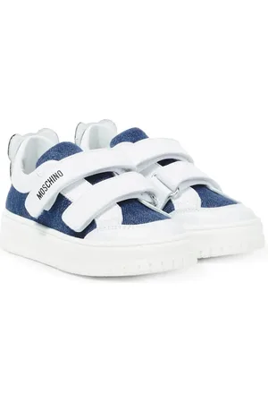 Moschino Sneakers in canvas con pelle