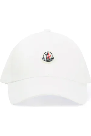 Moncler Cappello da baseball in gabardine di cotone con logo