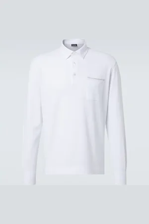 Ermenegildo Zegna Polo in cotone con logo