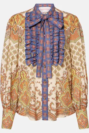 VALENTINO Camicia Voyage Imaginare in cotone