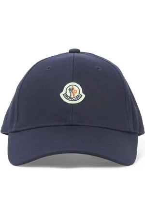Moncler Cappello da baseball in gabardine di cotone con logo