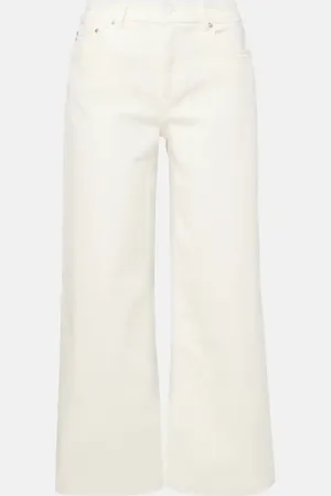 AG Jeans Jeans a gamba larga e vita alta Saige