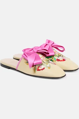 VALENTINO GARAVANI Mules Beauregard in pelle con ricamo