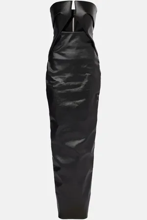 Rick Owens Abito lungo in misto cotone