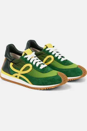 Loewe Sneakers Flow Runner 2.0 con suede