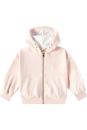 Chloé Chloé Kids Felpa in jersey di cotone con cappuccio