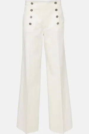 Etro Pantaloni a gamba larga in misto cotone