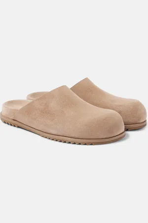 Rick Owens Mules Granola in suede