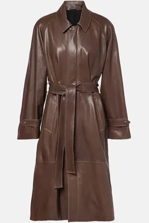 Nour Hammour Cappotto Isolde in pelle