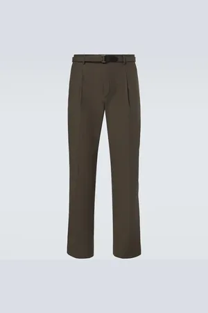 BRIONI Pantaloni regular Madeira in cotone, seta e cashmere