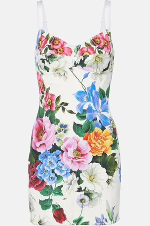 Dolce & Gabbana Abito corto con stampa floreale