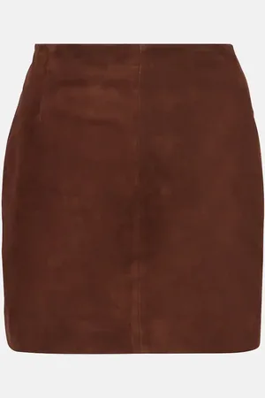 Nour Hammour Minigonna Remi in suede