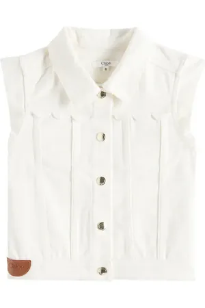 Chloé Chloé Kids Gilet di jeans