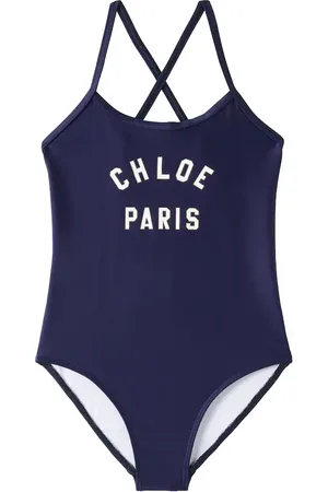 Chloé Chloé Kids Costume intero con logo