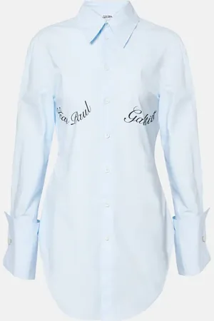Jean Paul Gaultier Camicia in popeline di misto cotone