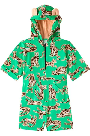 FÁBULA Fábula Jumpsuit corta Macaquinho Malha Onca