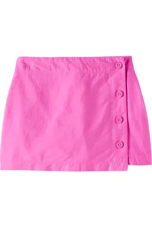 FÁBULA Fábula Shorts Saia Botoes in cotone