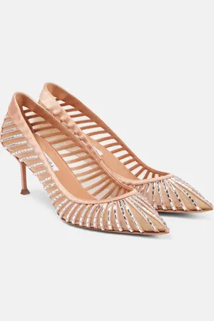 Aquazzura Pumps Passions Crystal 65 in raso