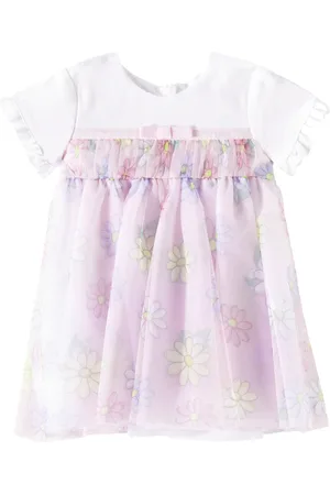 MONNALISA Baby - Abito in tulle con stampa