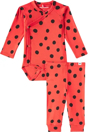 Mini Rodini Baby - Body e pantaloni Dots in cotone