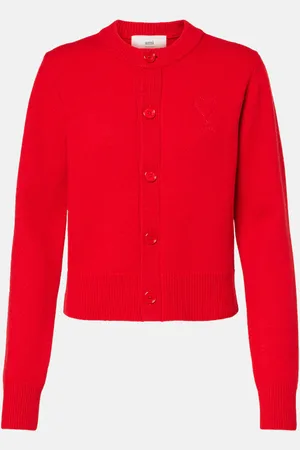 Ami Cardigan Ami de Cœur in lana e cashmere