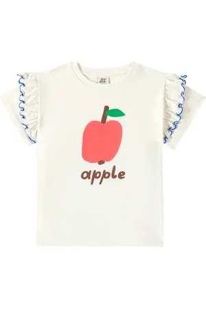 Jelly Mallow T-shirt Apple in jersey di cotone