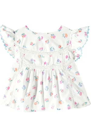 Louise Misha Baby - Top Armande in popeline di cotone