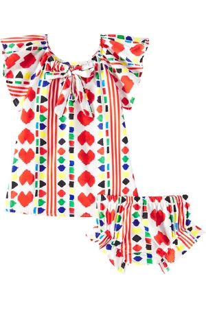 FÁBULA Fábula Baby - Abito e culottes in cotone