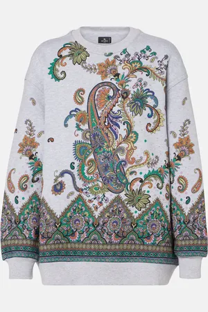 Etro Felpa in jersey di cotone paisley