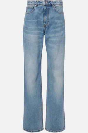 Ami Jeans a gamba larga e vita alta