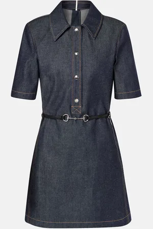 Gucci Abito corto Horsebit di jeans