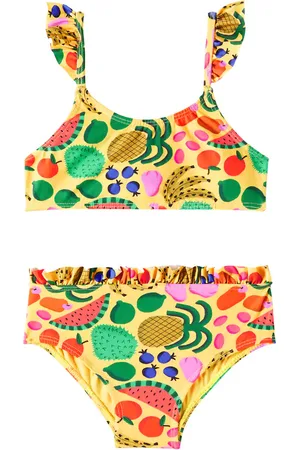 FÁBULA Fábula Bikini con stampa e volant