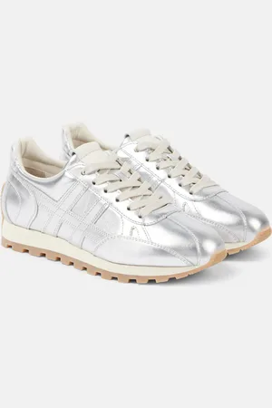 Hogan Sneakers 86er in pelle metallizzata