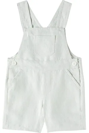 BONPOINT Baby - Salopette Farell in cotone e lino