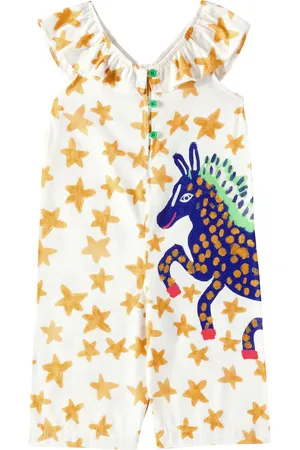 FÁBULA Fábula Jumpsuit con stampa e volant