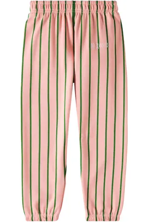 Mini Rodini Pantaloni sportivi in cotone a righe