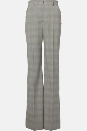 Sportmax Pantaloni a gamba larga in misto lana