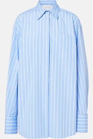 Sportmax Abito chemisier Firma in cotone a righe
