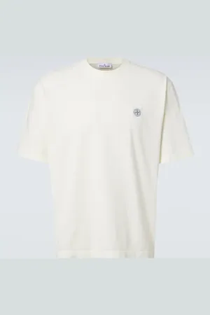 Stone Island T-shirt Compass in misto cotone