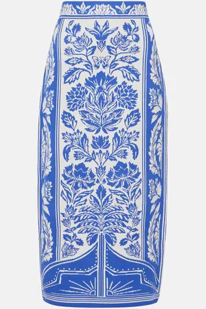 Farm Rio Gonna midi in jacquard