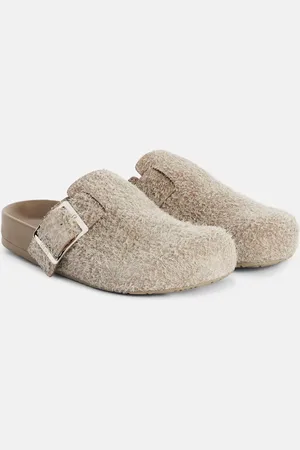 Loewe Mules Ease Buckle in suede