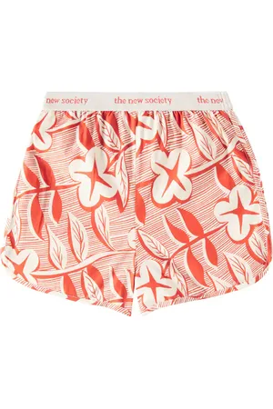The New Society Shorts Filotis in cotone con stampa