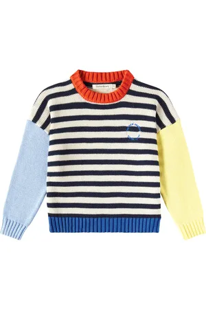 The New Society Pullover Calli in cotone a righe