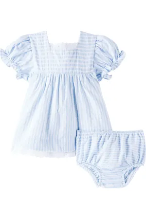 La Coqueta Baby - Abito e culottes Zoe a righe